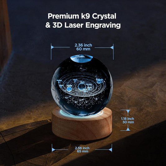 16 Colors Crystal Ball ๐ฎ Lamp Color Changing With Remote