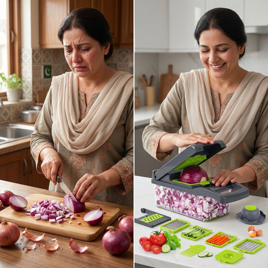16-in-1 Nicer Dicer Plus – Multi-Function Vegetable & Fruit Chopper, Slicer & Dicer | Kitchen Time Saver