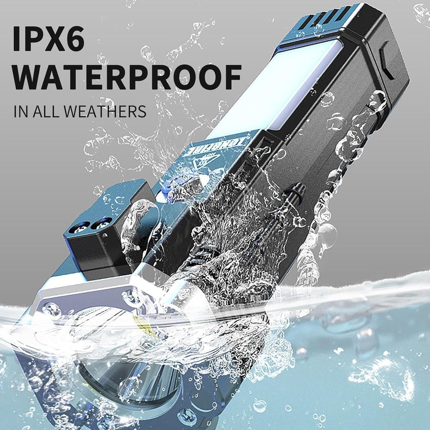 High-power Led Torch Light Rechargeable Flashlight And Multifunctional Tactical Hammer & Power Bank To Charge the Phone With Box