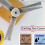 Ceiling Fan Dust Cover Set Blades & Motor Cover, Washable Protector