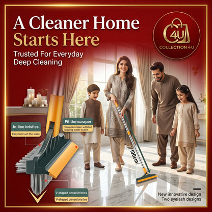 3-in-1 Deep Cleaning Brush – Powerful Scrubber for Floors, Walls, Tiles & Corners