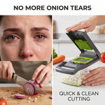 12 in 1 Nicer Dicer Plus Vegetable & Fruit Cutter – Multi Function Kitchen Chopper