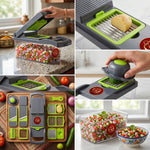 12-in-1 Nicer Dicer Plus – Multi-Function Vegetable & Fruit Chopper & Slicer | Pakistan's Best Kitchen Tool