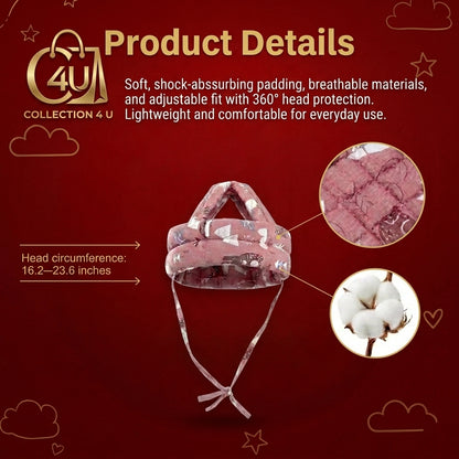 Baby Head Protection Helmet | Anti-Collision Safety Cap for Toddlers