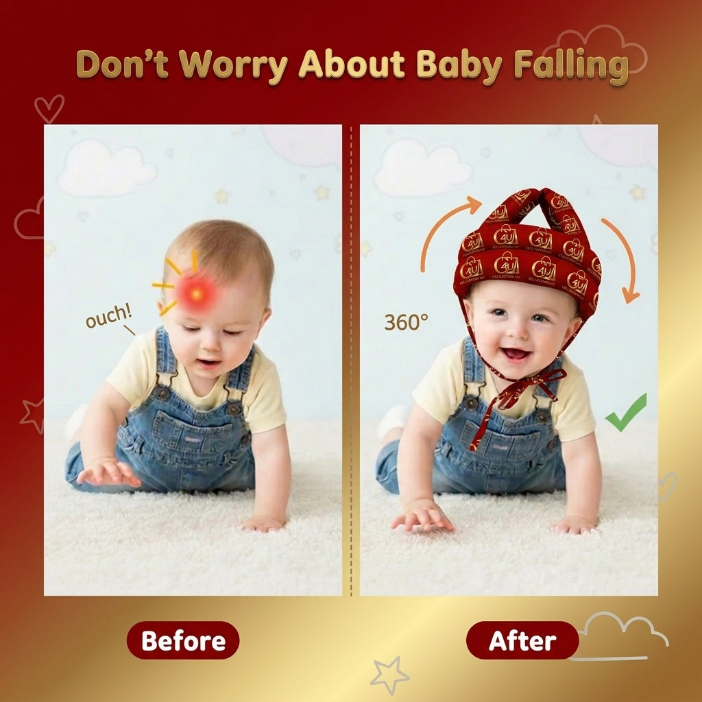 Baby Head Protection Helmet | Anti-Collision Safety Cap for Toddlers