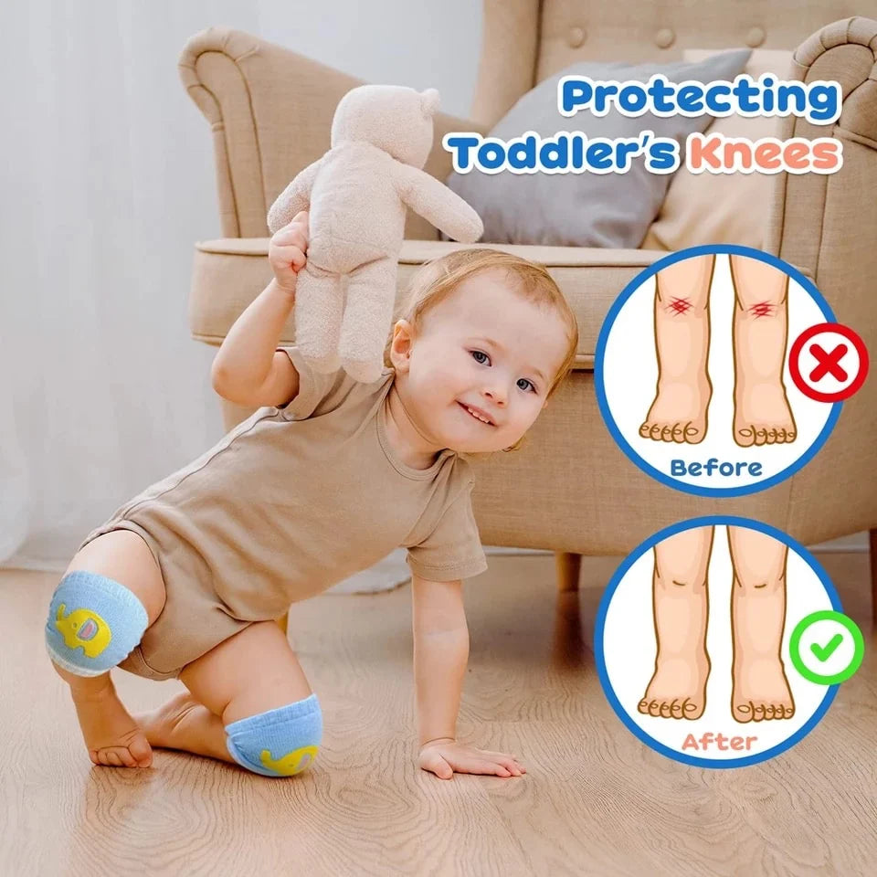 Baby Knee Pads for Crawling - Anti-Slip Protection for Babies