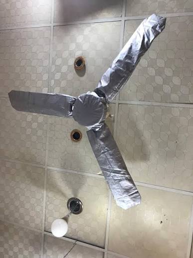 Ceiling Fan Dust Cover Set Blades & Motor Cover, Washable Protector