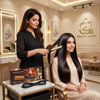 Remington Silk & Care Hair Straightener – Professional Salon-Style Frizz-Free Straightening at Home
